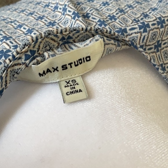 Max Studio Mock Wrap Top - Picture 12 of 13